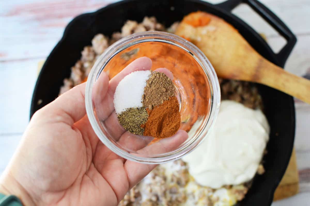spices in a small bowl