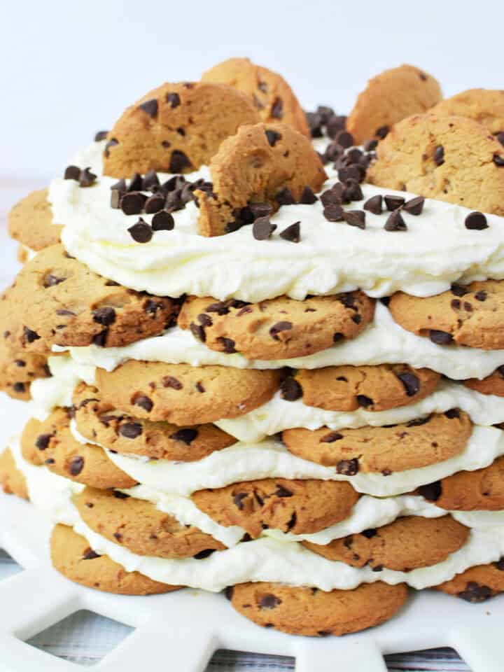 Chocolate Chip Cookie Icebox Cake