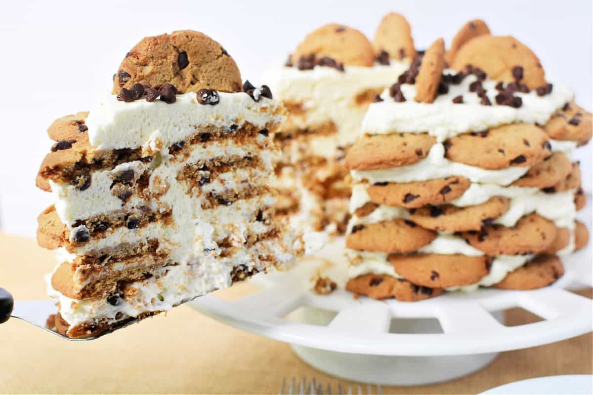 Chocolate Chip Cookie Icebox Cake