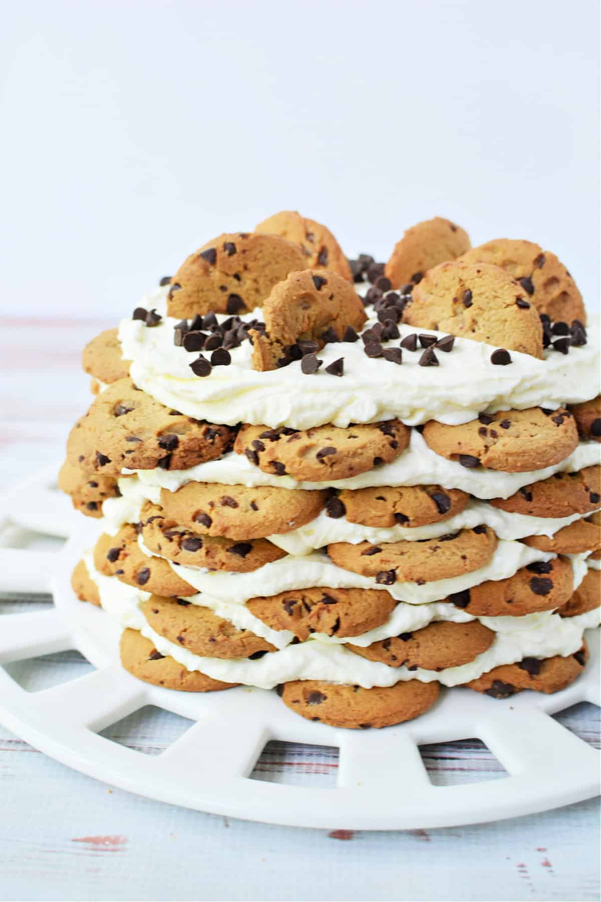 Chocolate Chip Cookie Icebox Cake