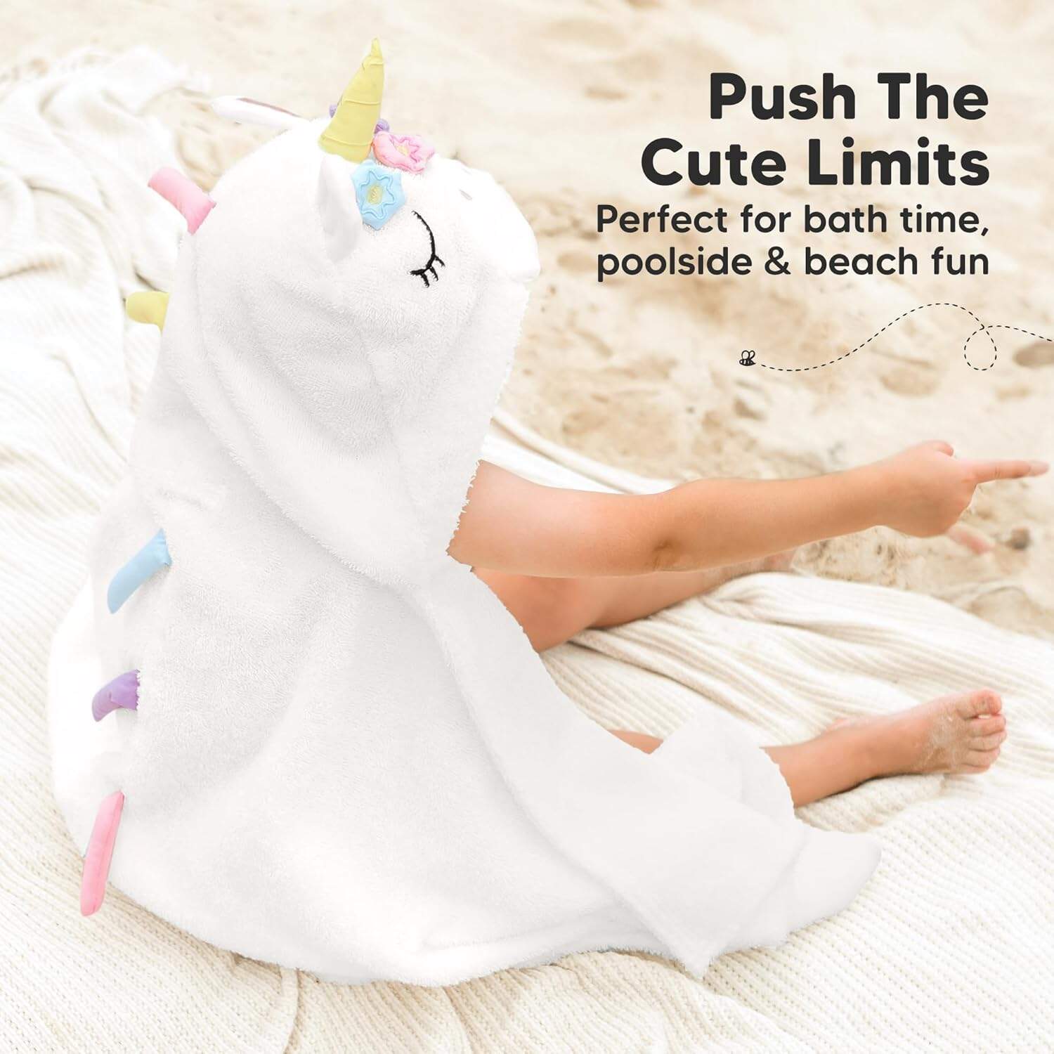 KeaBabies Organic Baby Towel with Hood