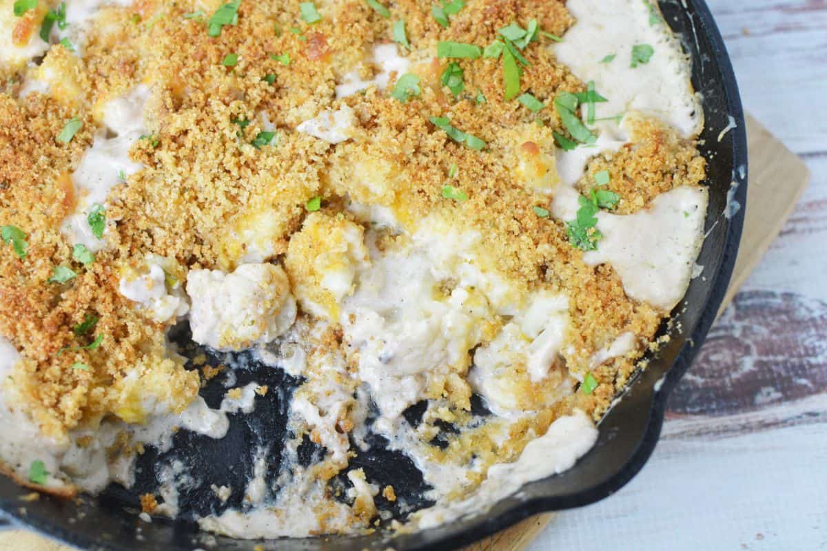 creamy cauliflower side dish