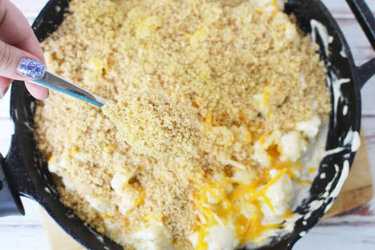creamy cauliflower side dish