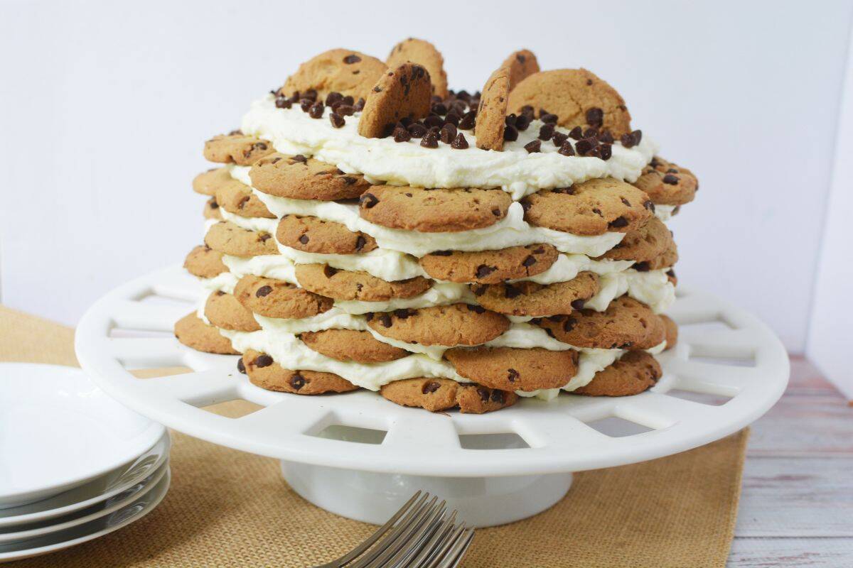 Chocolate Chip Cookie Icebox Cake recipe