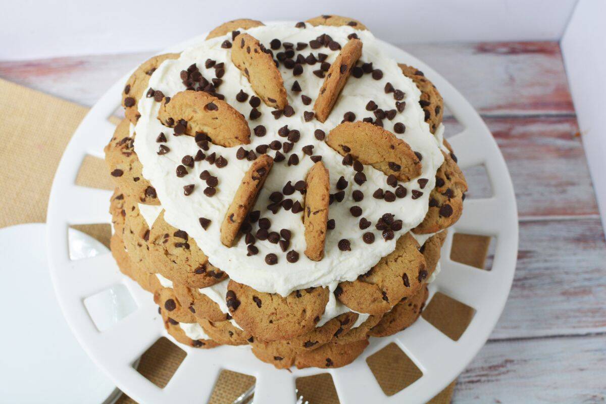 Chocolate Chip Cookie Icebox Cake recipe