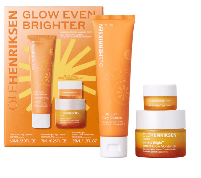 OLEHENRIKKSEN Glow Even Brighter Banana Bright Prep Set