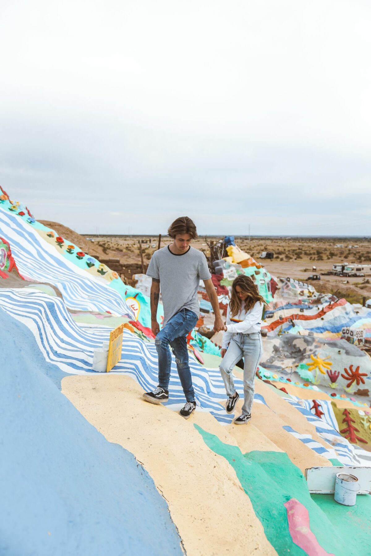 Salvation Mountain in Niland, California