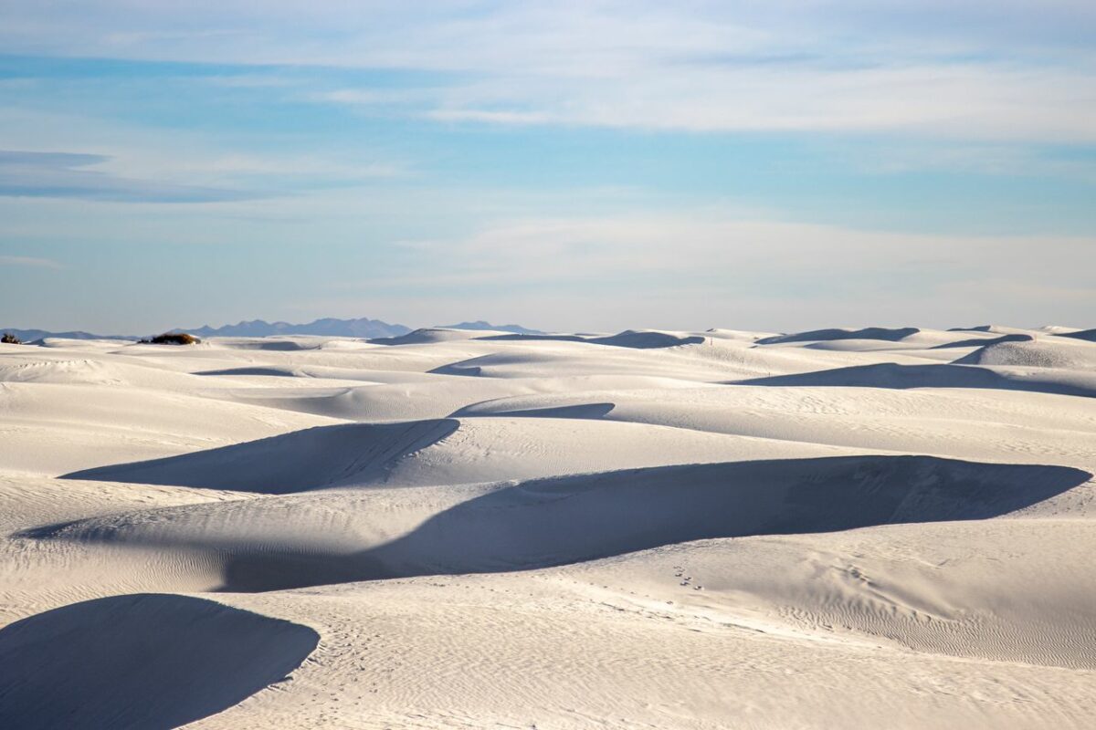 white sands new Mexico landscape